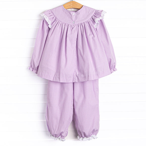 Plum Crazy Pant Set, Purple
