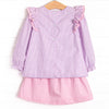 Plum Crazy Skirt Set, Purple