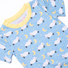 Counting Sheep Bamboo Pajama Short Set, Blue