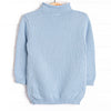 Rolled Neck Fall Football Sweater, Blue