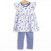 Go, Fight, Win Legging Set, Blue