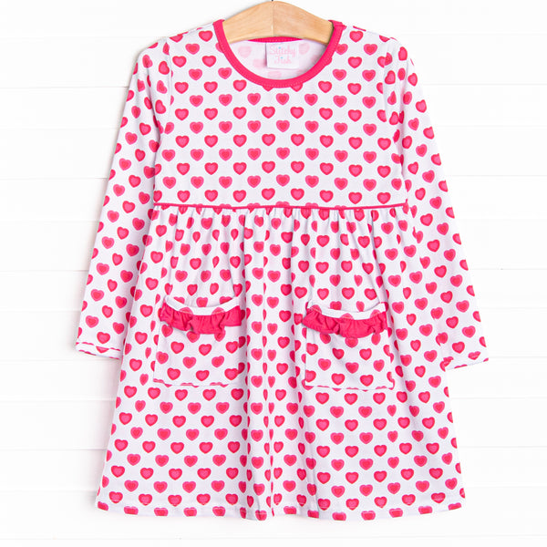 Crazy in Love Pocket Dress, Pink