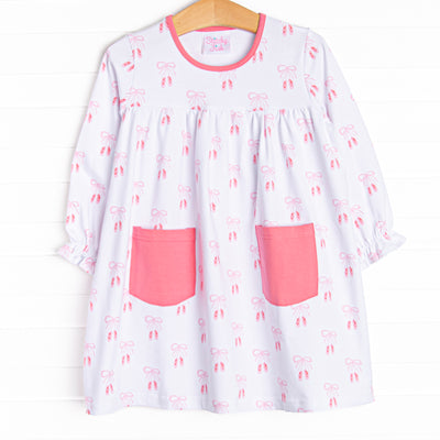 Pointe Practice Pocket Dress, Pink
