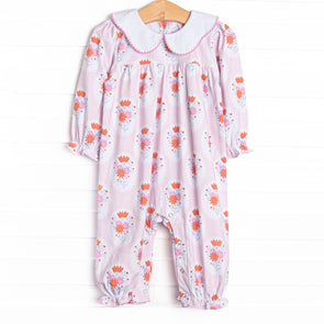 Marigold Medallions Romper, Pink