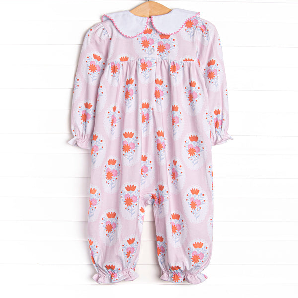 Marigold Medallions Romper, Pink