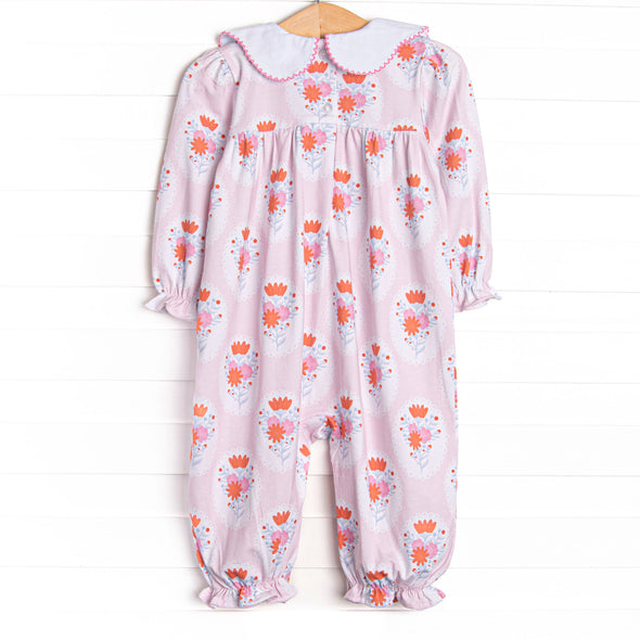 Marigold Medallions Romper, Pink