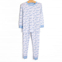 Blubber Buddy Bamboo Pajama Set, Blue