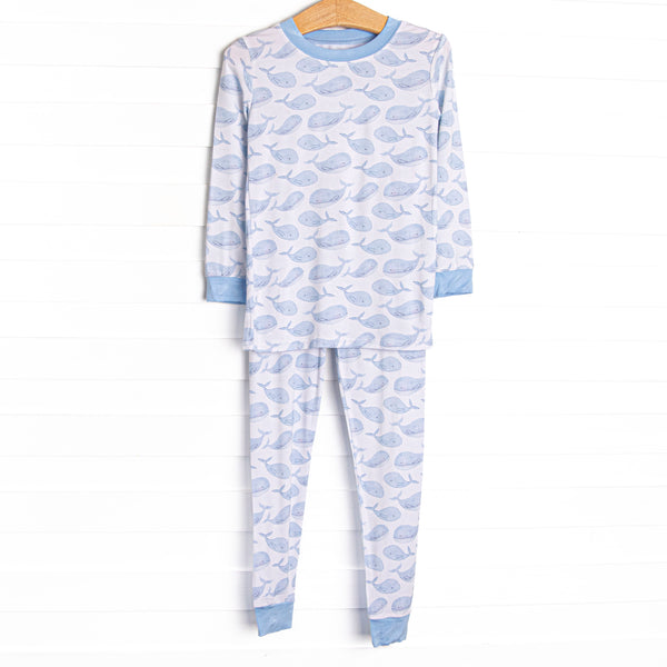 Blubber Buddy Bamboo Pajama Set, Blue