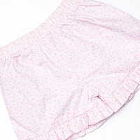 Bleu: Merritt Smocked Short Set, Pink