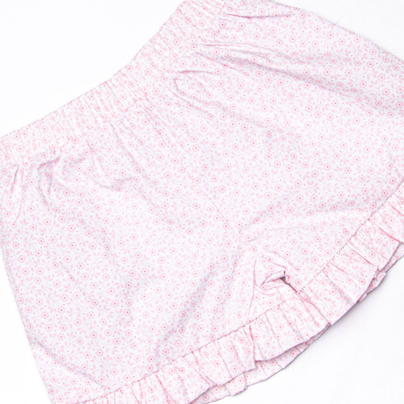 Bleu: Merritt Smocked Short Set, Pink