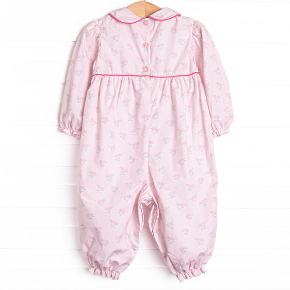 Rose Bush Beauty Romper, Pink