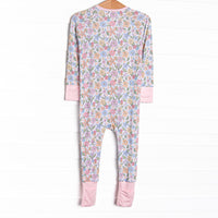 Abundant Blooms Bamboo Zippy Pajama, Pink