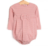 Pinky Promise Plaid Bubble, Pink
