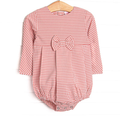 Pinky Promise Plaid Bubble, Pink