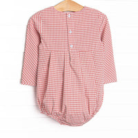 Pinky Promise Plaid Bubble, Pink