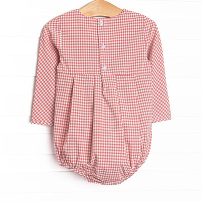 Pinky Promise Plaid Bubble, Pink