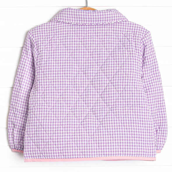 Camilla Quilted Coat, Purple