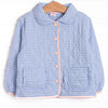 Camilla Quilted Coat, Blue