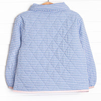 Camilla Quilted Coat, Blue