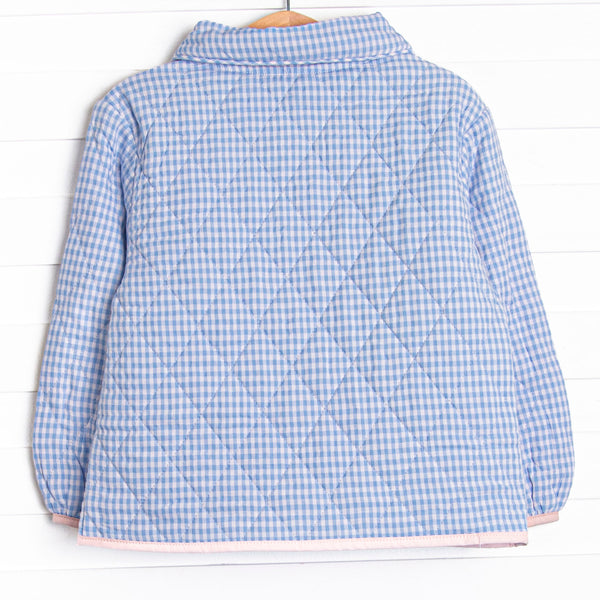 Camilla Quilted Coat, Blue