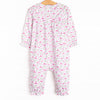Festival Florals Ruffle Romper, Pink