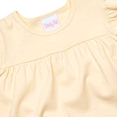 Caitlyn Pima Short Set, Yellow