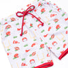 Down, Set, Hike Long Sleeve Short Set, Red