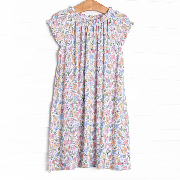 Abundant Blooms Bamboo Night Gown, Pink
