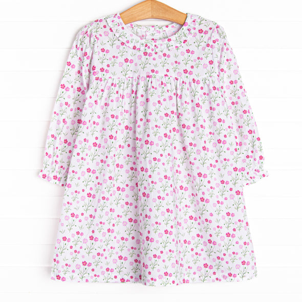 Festival Florals Dress, Pink