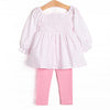 Tangled Up in Toile Legging Set, Pink