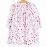 Festival Florals Dress, Pink