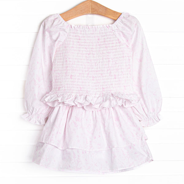 Tangled Up in Toile Skirt Set, Pink