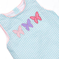 Beautiful Butterflies Applique Short Set, Mint