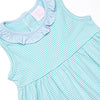 Mint to Be Sleeveless Ruffle Dress, Green