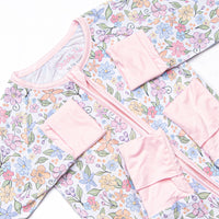 Abundant Blooms Bamboo Zippy Pajama, Pink