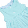 Mint to Be Sleeveless Ruffle Dress, Green