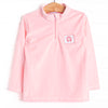 Ballet Slippers Smocked Fleece Pullover, Pink