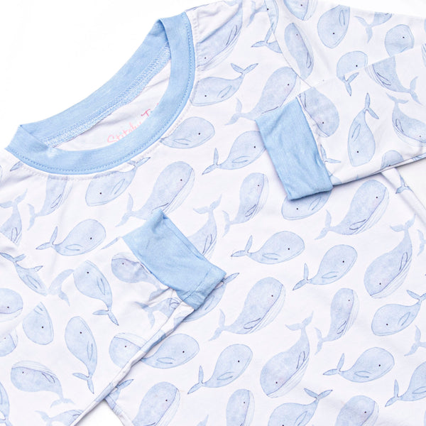 Blubber Buddy Bamboo Pajama Set, Blue