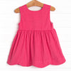 Rose Bush Beauty Corduroy Dress, Pink
