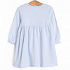 Seasonal Swim Applique Dress, Blue