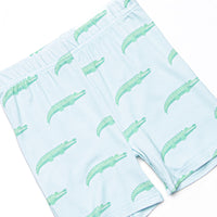 St. Augustine Bamboo Pajama Short Set, Blue