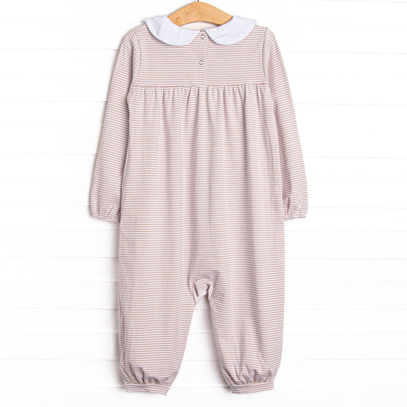 Karina Romper, Tan Stripe
