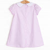 Joy to the World Embroidered Dress, Pink