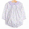 Picking Wildflowers Collared Bubble, Purple