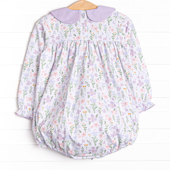 Picking Wildflowers Collared Bubble, Purple