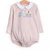 Mooo-ve Over Applique Bubble, Tan