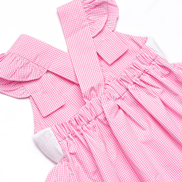 Main Street Treats Smocked Dress, Pink