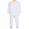 Penelope Petals Bamboo Pajama Set, Blue