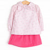 Rose Bush Beauty Skirt Set, Pink