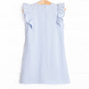 Dragonfly Days Applique Dress, Blue
